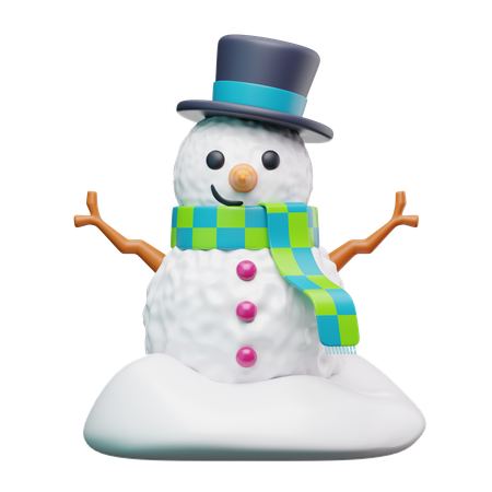 Schneemann  3D Icon