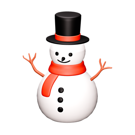 Schneemann  3D Icon