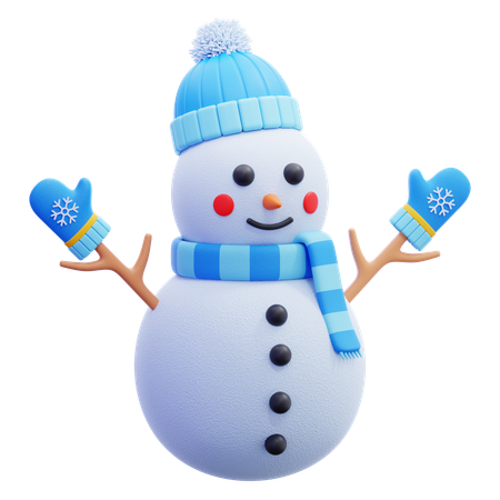 Schneemann  3D Icon