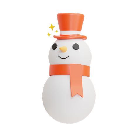 Schneemann  3D Icon