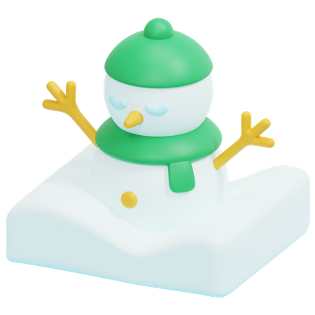 Schneemann  3D Icon