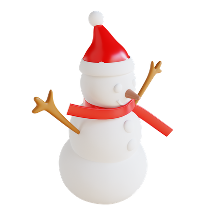 Schneemann  3D Icon