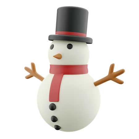 Schneemann  3D Icon