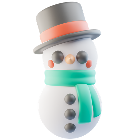 Schneemann  3D Icon