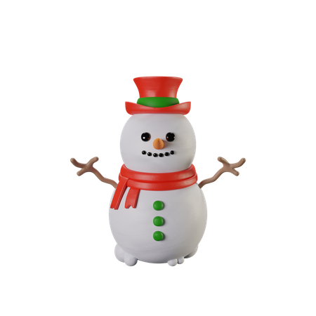 Schneemann  3D Icon