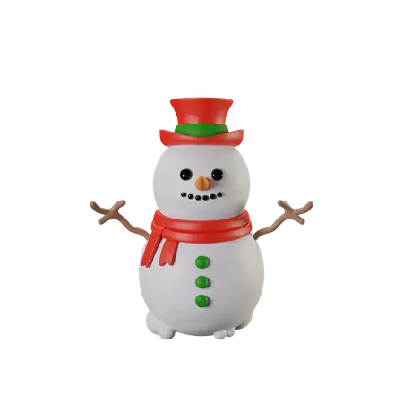 Schneemann  3D Icon