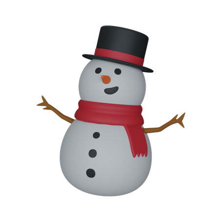 Schneemann  3D Icon