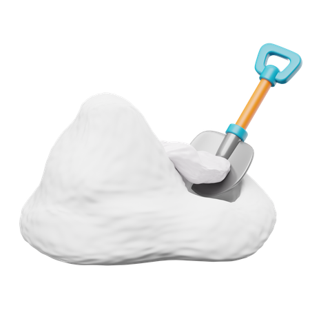 Schneeschaufel  3D Icon