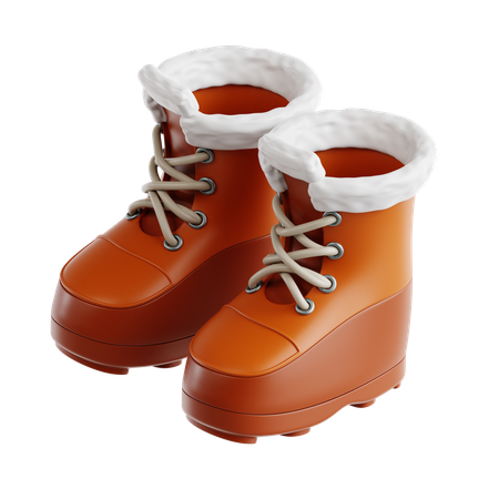 Schneestiefel  3D Icon