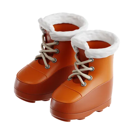 Schneestiefel  3D Icon