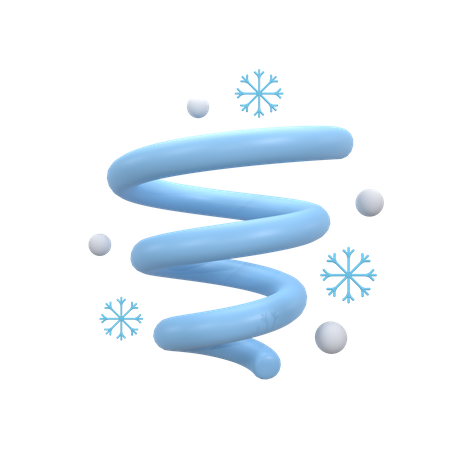 Schneetornado  3D Icon