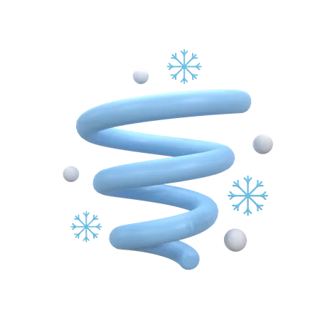 Schneetornado  3D Icon