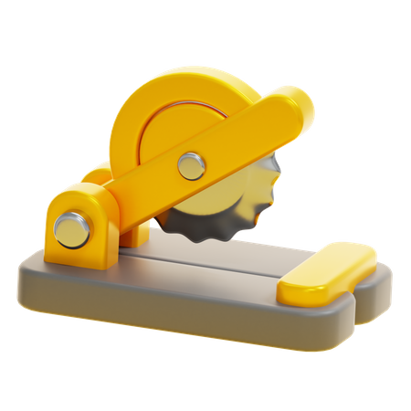 Schneidemaschine  3D Icon