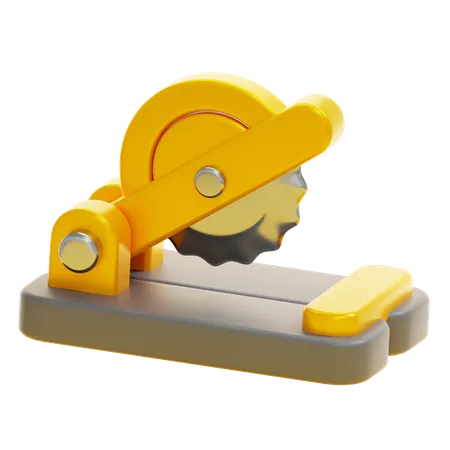 Schneidemaschine  3D Icon