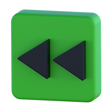 Schneller Rücklauf  3D Icon