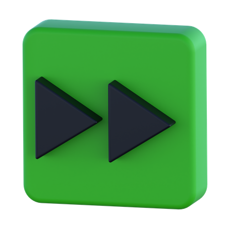Schneller Vorlauf  3D Icon