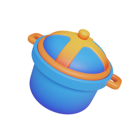 Dampfkochtopf  3D Icon