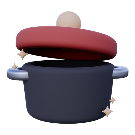 Dampfkochtopf  3D Icon