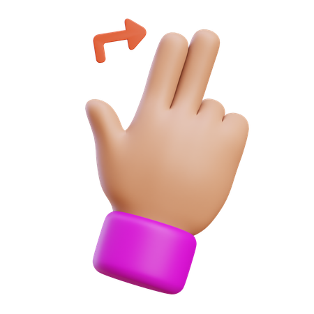 Mit der rechten Hand schnippen  3D Icon