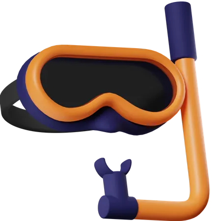 Schnorchelbrillen  3D Icon