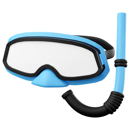 Schnorchelmaske  3D Icon