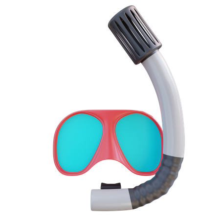 Schnorchelmaske  3D Icon