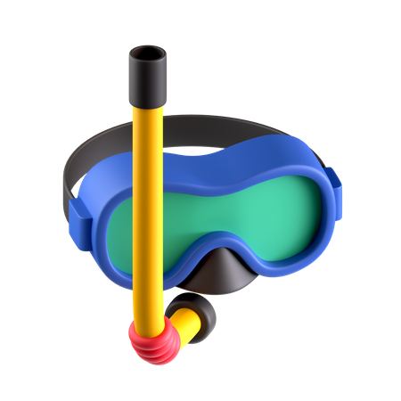 Schnorchelmaske  3D Icon