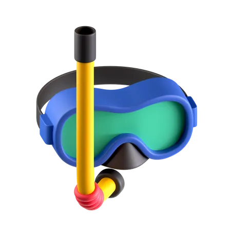 Schnorchelmaske  3D Icon