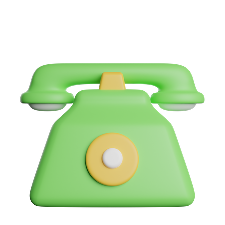 Schnurloses Telefon  3D Icon