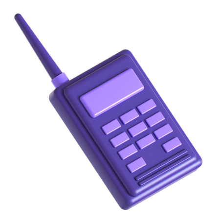 Schnurloses Telefon  3D Icon