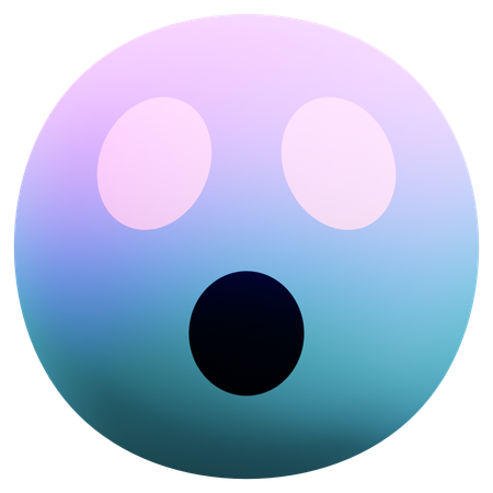 Schock-Emoji  3D Icon