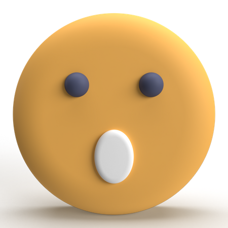 Schock-Emoji  3D Icon