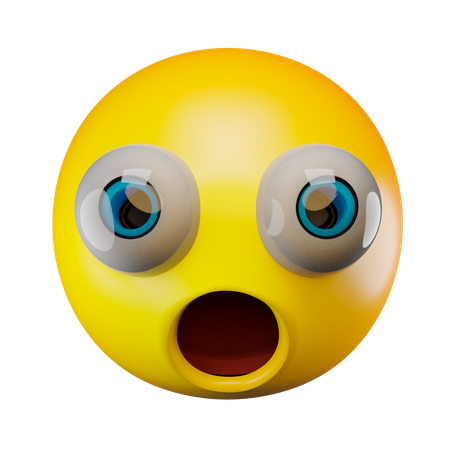 Schockiert  3D Emoji