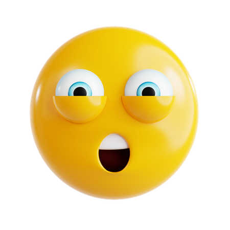 Geschockter Emoji  3D Icon