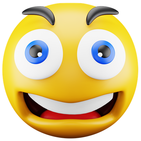 Geschockter Emoji  3D Icon