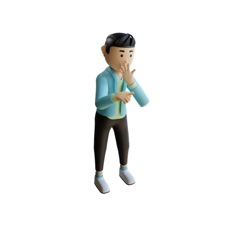 Schockierter Geschäftsmann  3D Icon