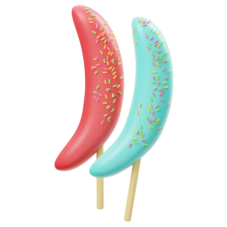 Schoko-Banane  3D Icon