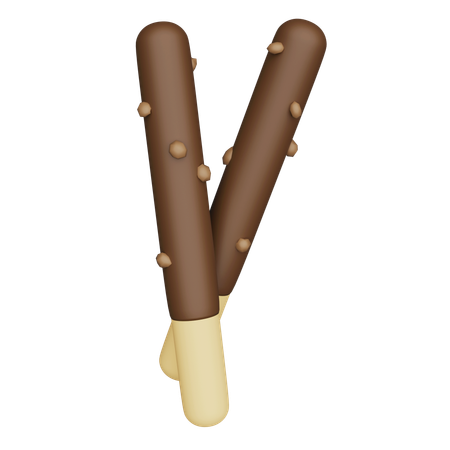Schoko-Pocky-Sticks  3D Icon