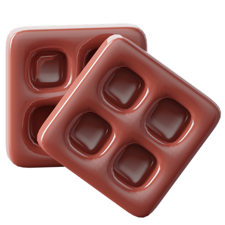 Schokolade  3D Icon