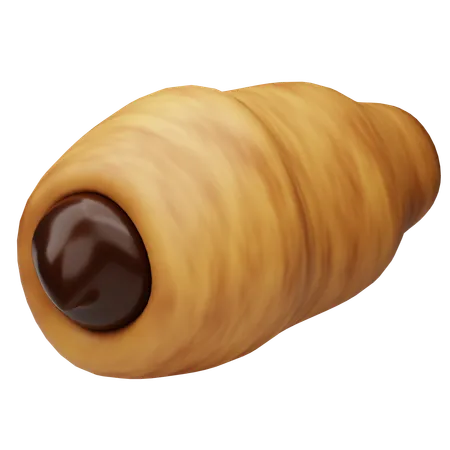 Schokoladen-Cornet-Brot  3D Icon