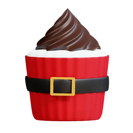 Schokoladen-Cupcake  3D Icon