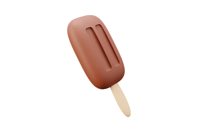 Schokoladen-Lolli  3D Icon