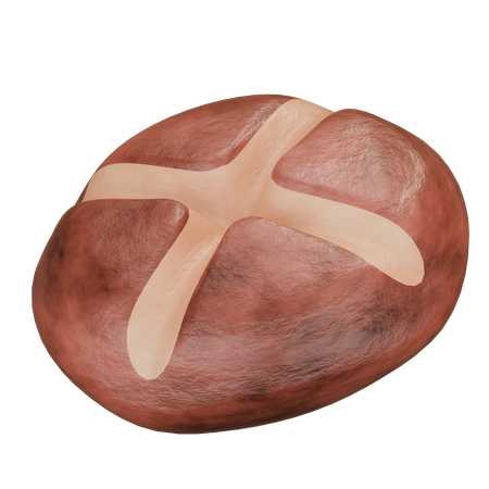 Warmes Schokoladenbrot  3D Icon