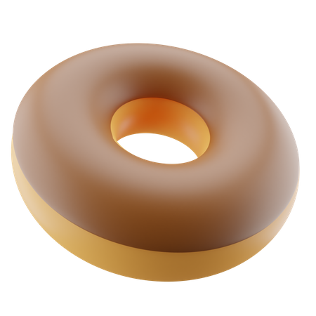 Schokoladendonut  3D Icon