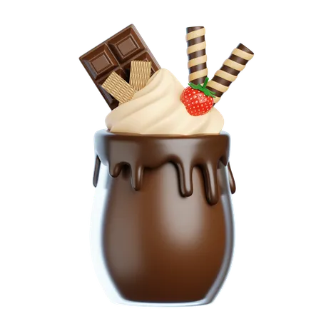 Schokoladengetränk  3D Icon