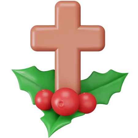 Schokoladenkreuz  3D Icon