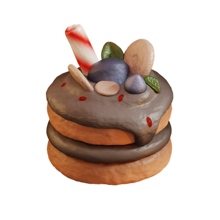 Schokoladenkuchen  3D Icon