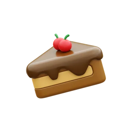 Schokoladenkuchen  3D Icon