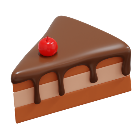 Schokoladenkuchen  3D Icon