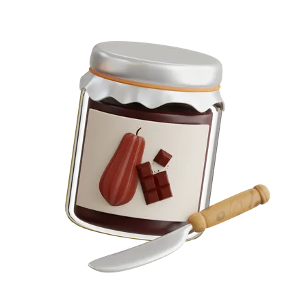 Schokoladenmarmelade  3D Icon